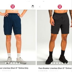 2 pairs of Pace breaker 9" shorts